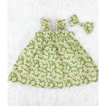 Summer Daisy Halter Dress