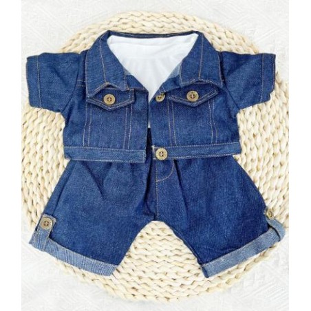 Clothing Denim Jacket 3 Piece Set